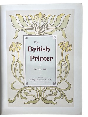 Lot 67 - BRITISH PRINTERS JOURNAL NOs 61-66,...