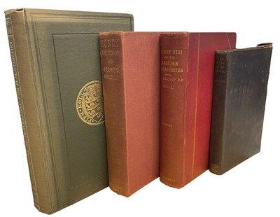 Lot 4 - MEDIEVAL HISTORY AND MONASTERIES: 4 titles:...