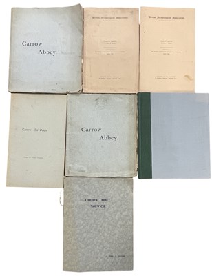 Lot 469 - NORWICH INTEREST: CARROW ABBEY: Various...