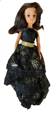 Lot 37 - Royal Occasion Sindy (Pedigree, 1984) In black...