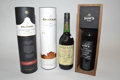 Lot 121 - Port: to include Dows 2004 Vintage Port 75cl,...