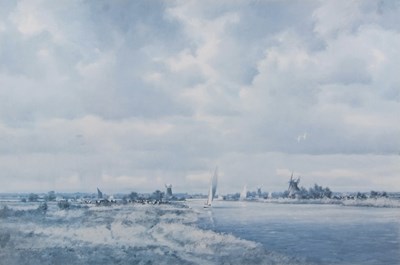 Lot 598 - Colin Burns (British, b.1944), 'The River Ant',...