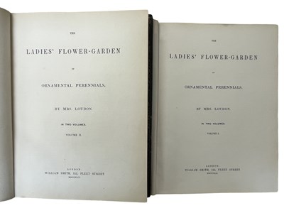 Lot 154 - LOUDON (MRS J) THE LADIES FLOWER-GARDEN OF ORNAMENTAL PERENNIALS, 2 VOLS., 1843.