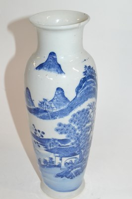 Lot 253 - Japanese porcelain vase, Meiji period, painted...