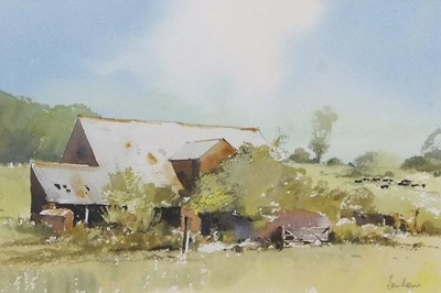 Lot 642 - Jeremy Barlow ROI (1945-2020), Landscape with...
