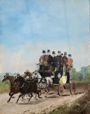 Lot 47 - British, Late 19th Century, A crowded...