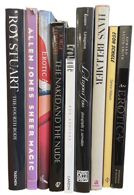 Lot 218 - A collection of books on erotic art