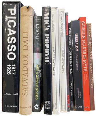 Lot 219 - A collection of books on Surrealist art, to...