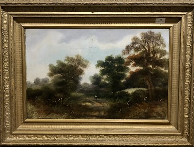 Lot 117 - British School, 19th Century, A landscape...