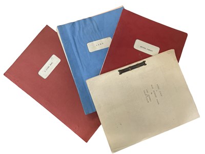 Lot 107 - A collection of original scripts for various...