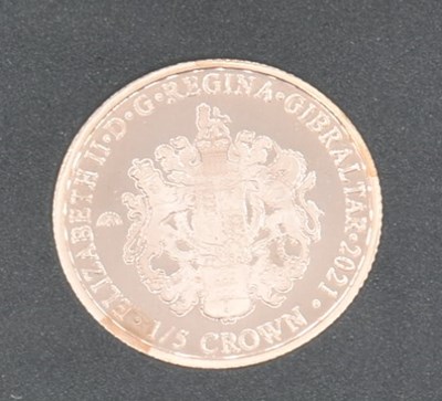 Lot 9 - Elizabeth II, Gibraltar, 2021 24 carat gold...