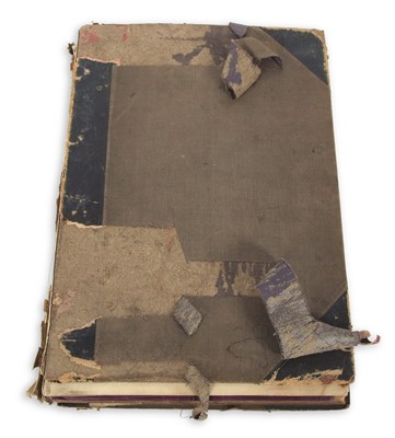 Lot 153 - An interesting Victorian album of drawings,...