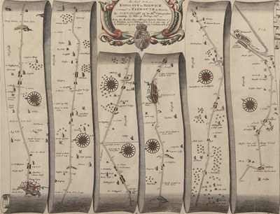 Lot 620 - John Ogilby (1600-1666) "The Road from Kings...