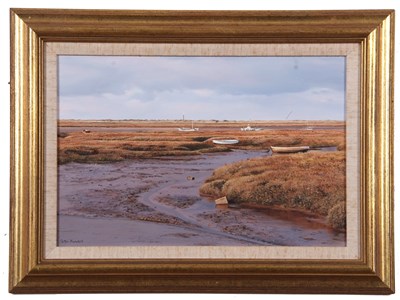 Lot 627 - Peter Barker (b.1954), "Glowing Mud-Brancaster...