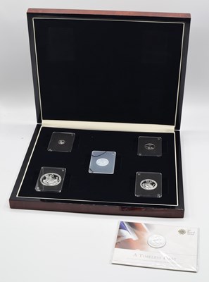 Lot 105 - ERII, 2019, Gibraltar, Silver Sovereign Five...