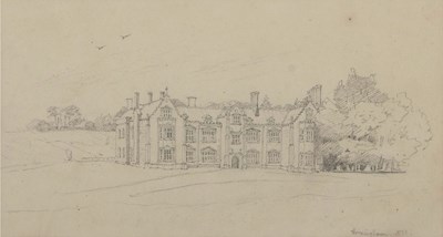 Lot 625 - British School, 19th century, 'Honingham Hall,...