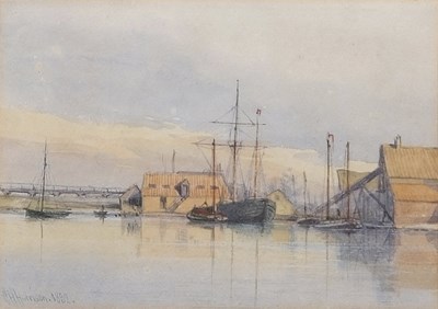 Lot 581 - Charles Harmony Harrison (1842-1902), "Oulton...
