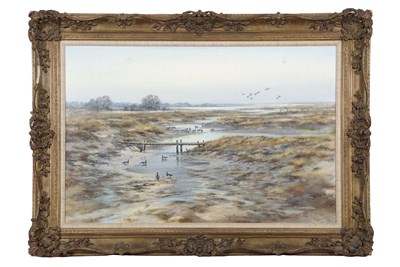 Lot 411 - Colin Burns (b.1944), "Brents on the Essex...