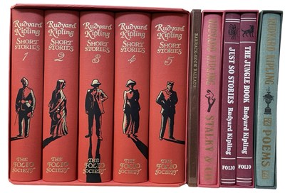 Lot 211 - FOLIO SOCIETY: RUDYARD KIPLING: Various titles:...