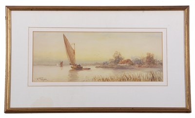 Lot 604 - A.Turner (British 20th century), Wherry on the...