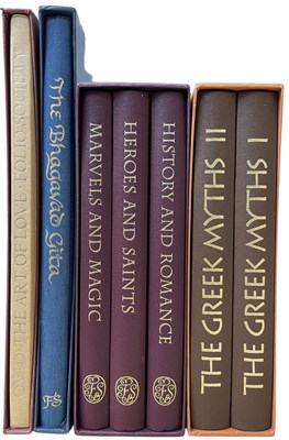 Lot 237 - FOLIO SOCIETY: 4 titles: THE GREEK MYTHS, Vols...