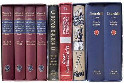 Lot 230 - FOLIO SOCIETY: WINSTON CHURCHILL: A HISTORY OF...