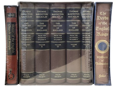 Lot 243 - FOLIO SOCIETY: BRITISH HISTORY: 3 Titles: BEDE:...