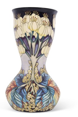 Lot 89 - Moorcroft vase in Heaven Unseen pattern by...