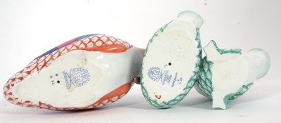 Lot 22 - A group of Herend porcelain models of animals...