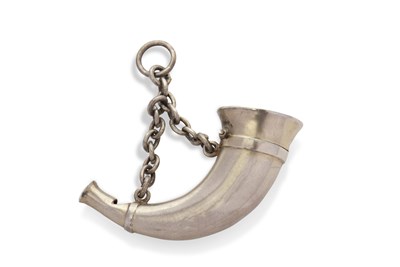 Lot 283 - A Victorian Cornucopia vinaigrette/whistle of...