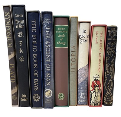 Lot 218 - FOLIO SOCIETY: 9 various titles: PLATO:...