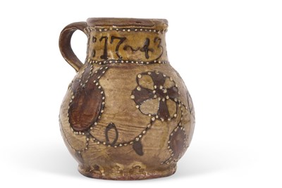 Lot 46 - An early 18th Century pottery mug, possibly...