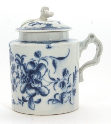 Lot 55 - An 18th Century Worcester mustard pot and...