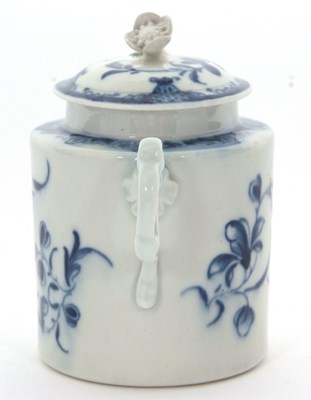 Lot 55 - An 18th Century Worcester mustard pot and...