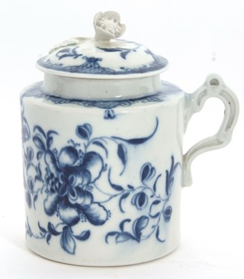 Lot 55 - An 18th Century Worcester mustard pot and...
