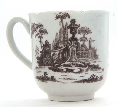 Lot 78 - An 18th Century Worcester porcelain teacup and...