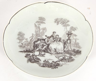 Lot 78 - An 18th Century Worcester porcelain teacup and...