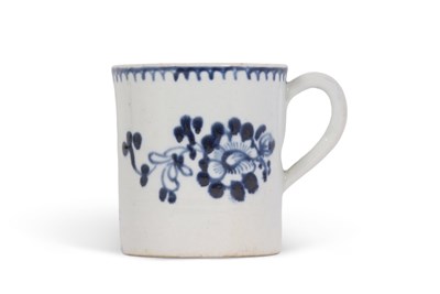 Lot 84 - A Liverpool porcelain coffee can probably...