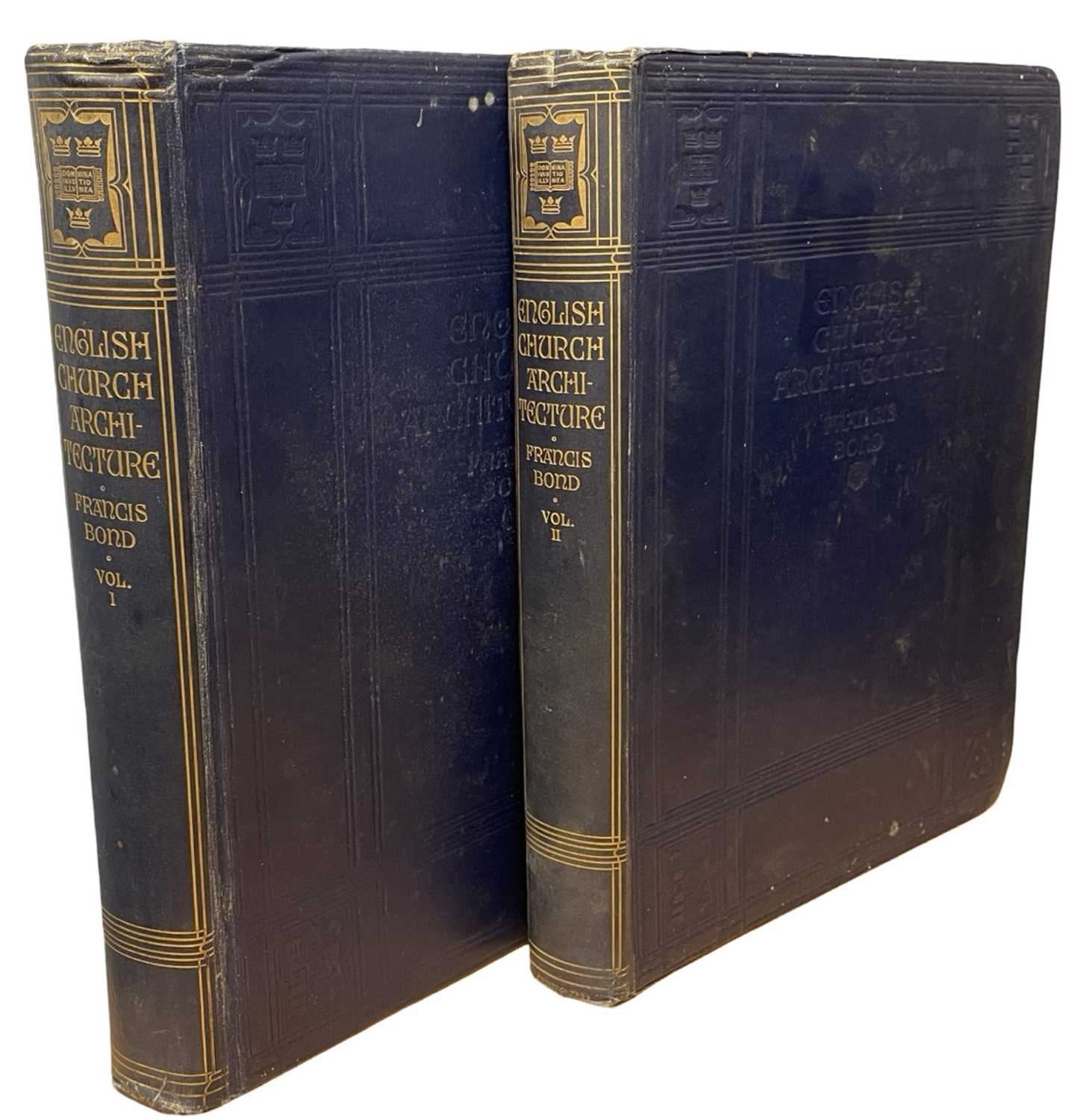 Lot 35 - FRANCIS BOND: ENGLISH CHURCH ARCHITECTURE in 2...