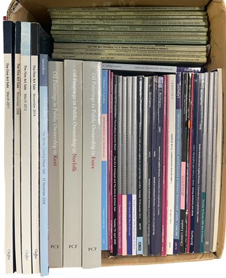 Lot 900A - ONE BOX: Various auction catalogues, relating...