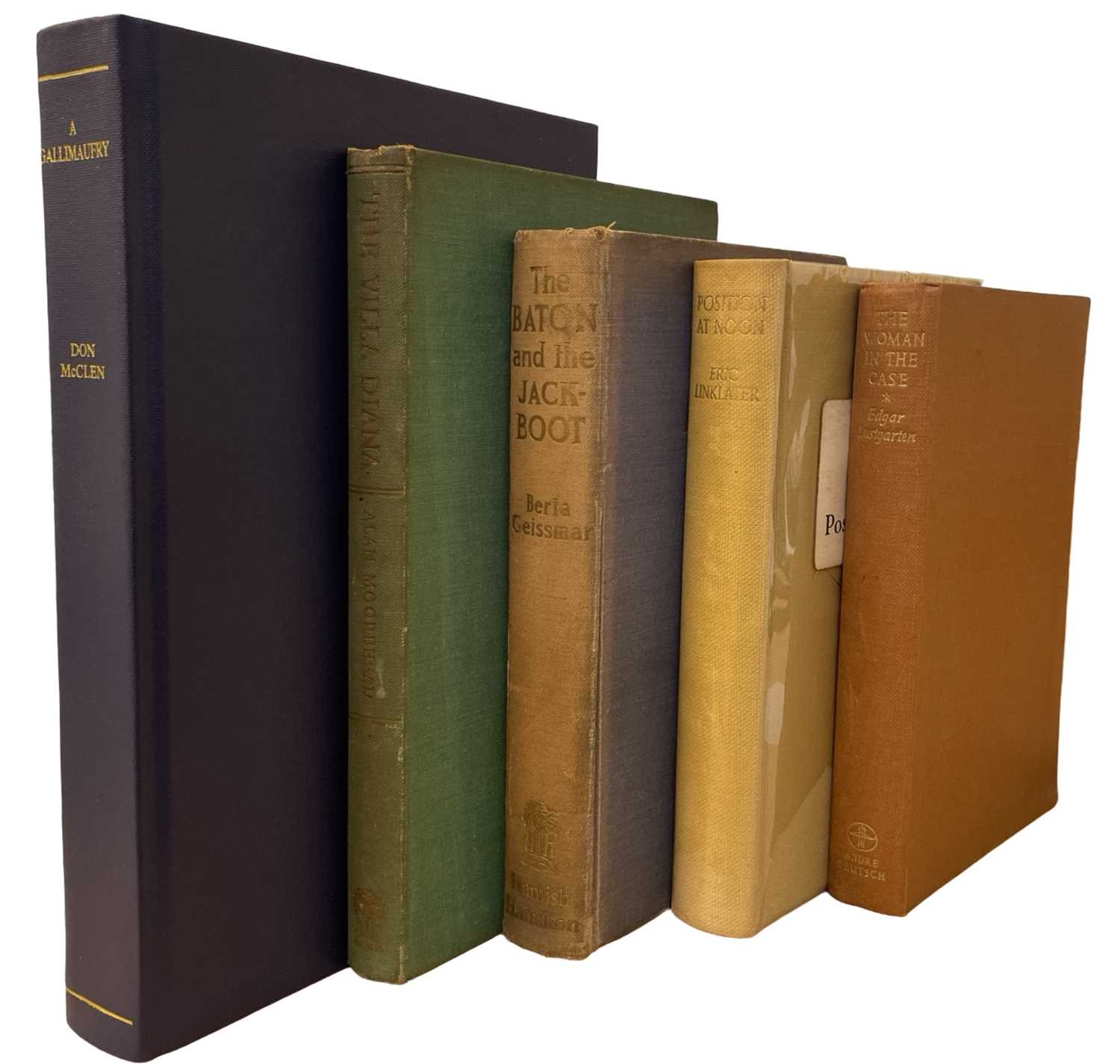 Lot 48 - Various inscribed titles: EDGAR LUSTGARDEN:...