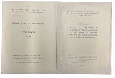 Lot 468 - REPORT OF THE SUMMER MEETING OF THE ROYAL...