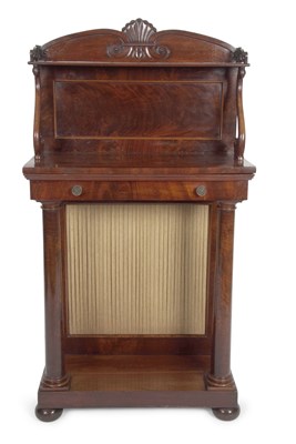Lot 437 - An unusual late Georgian console table with...