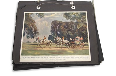 Lot 687 - Sir Alfred Munnings (1878-1959), scrap book...