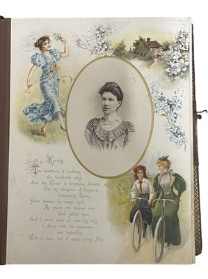 Lot 964 - A leatherbound Victorian musical photograph...