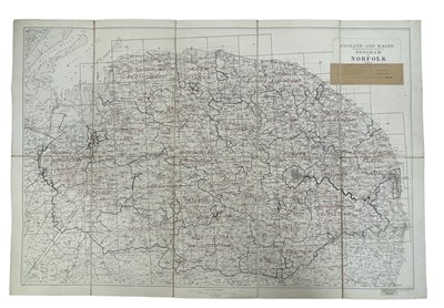 Lot 1123 - EDWARD STANFORD ORDNANCE SURVEY MAP, NORFOLK...
