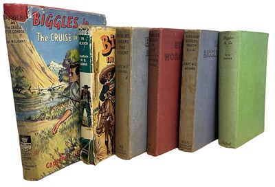 Lot 17 - CAPT. W. E. JOHNS: 6 Titles: BIGGLES- THE...