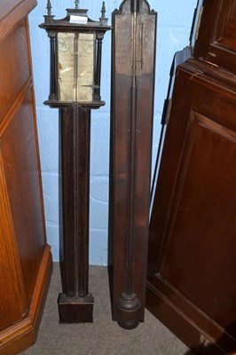 Lot 427 - Two 19th Century stick barometers for repair