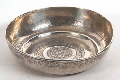 Lot 58 - An antique Persian/Middle Eastern style white...