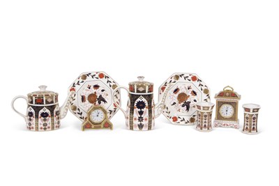 Lot 36 - Group: Royal Crown Derby Bone China Imari...
